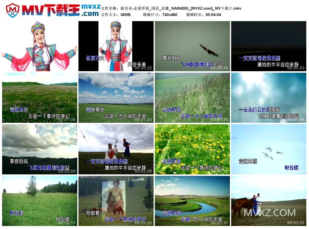 游美灵-走进草原_国语_民歌_NAI04200